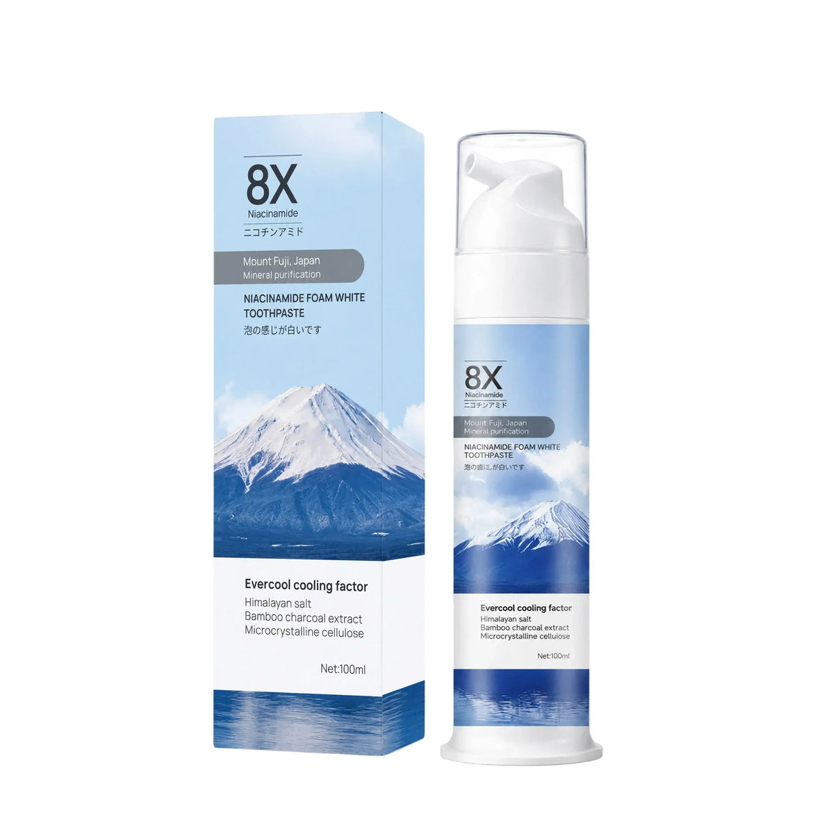 Thermabuild | Niacinamide Foam Toothpaste 100ml – Teeth Brightening Foam for Fresh Breath