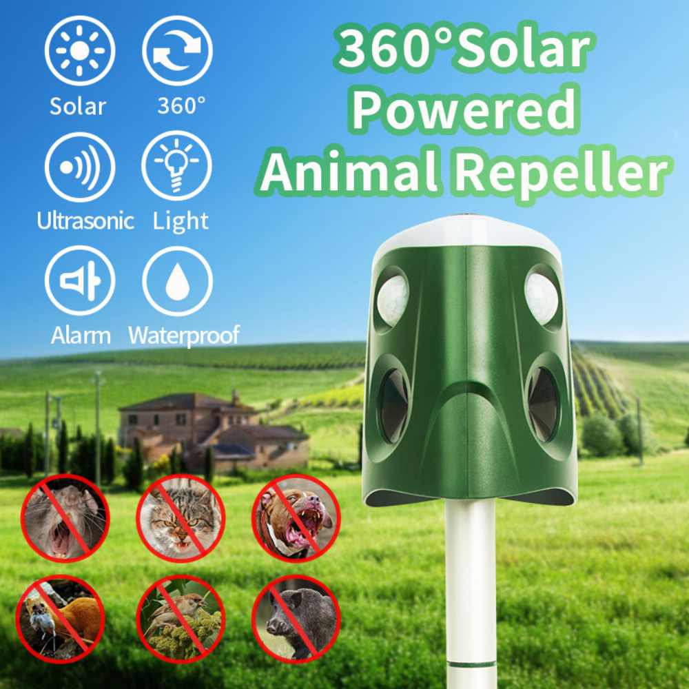 Thermabuild | 360° Animal Repellent Deterrent 3 in 1