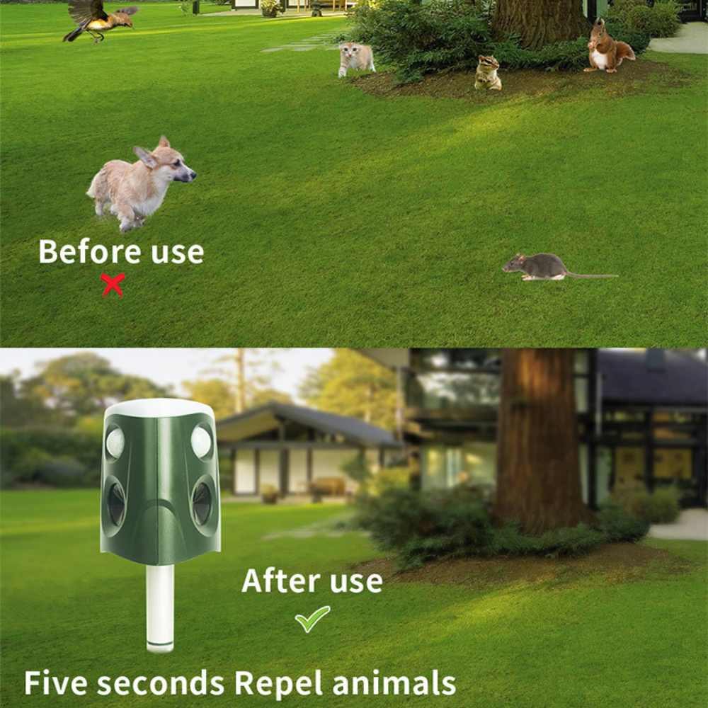 Thermabuild | 360° Animal Repellent Deterrent 3 in 1
