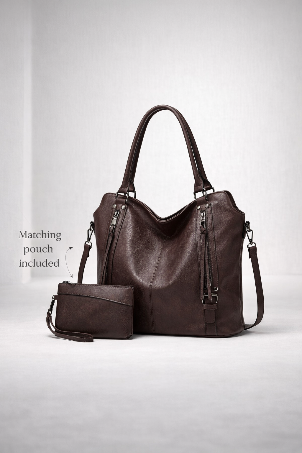 Thermabuild | Soft vegan leather shoulder bag for school