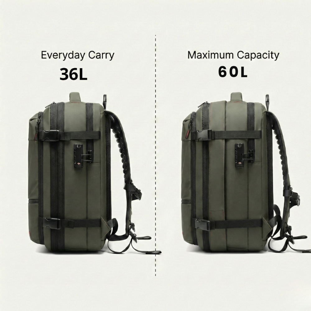 Thermabuild | vacuum compression backpack 60L