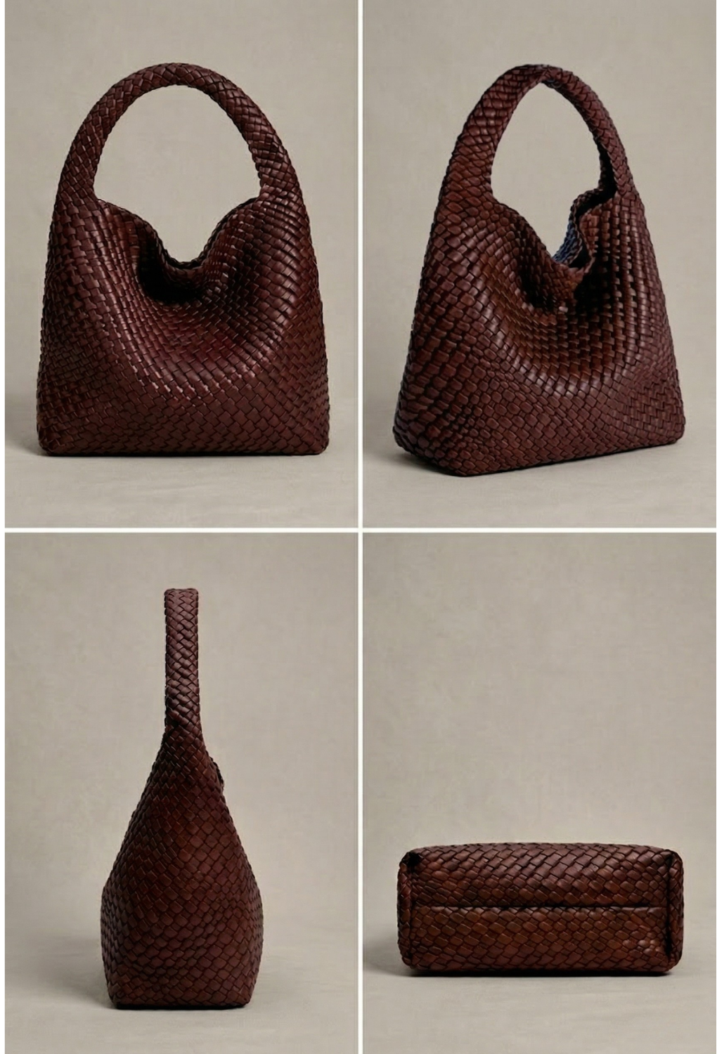 Thermabuild | Woven Leather work bag for ladies