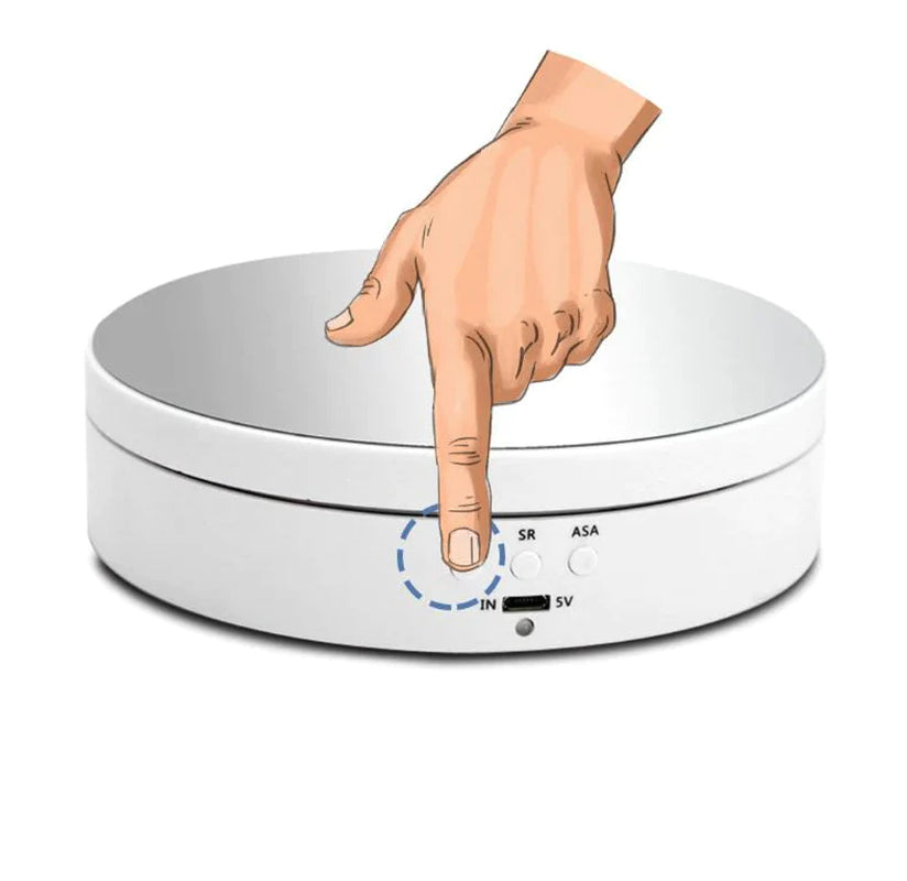 Thermabuild | 360° Electric Motorized Rotating Display Rack