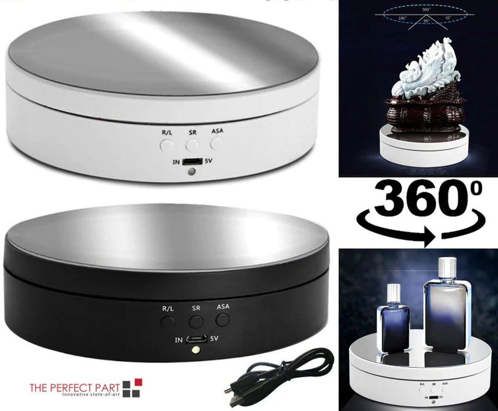 Thermabuild | 360° Electric Motorized Rotating Display Rack