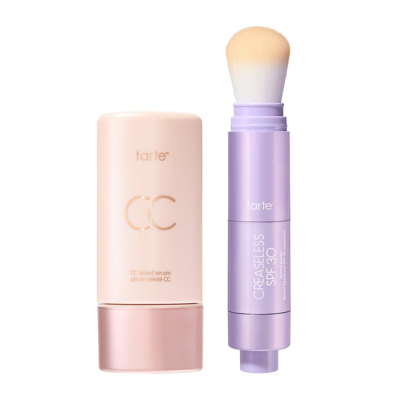 Thermabuild | CC color-correcting tinted serum + creaseless setting powder