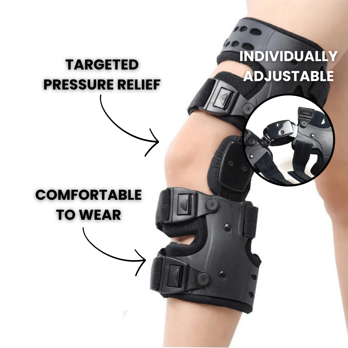Thermabuild | Adjustable Knee Clip for Stability & Pain Relief