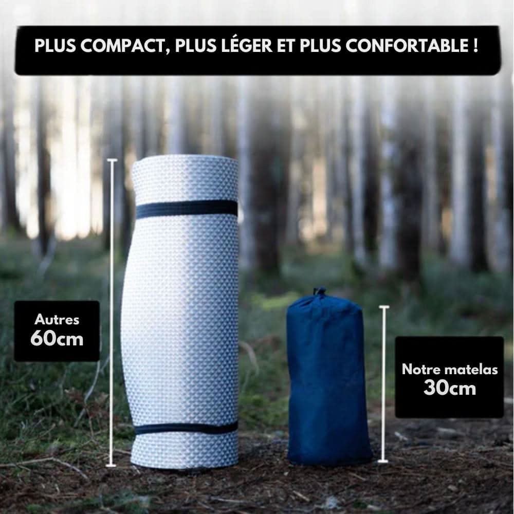 Thermabuild | Inflatable Camping Mattress with Foot Pump & Built-In Pillow