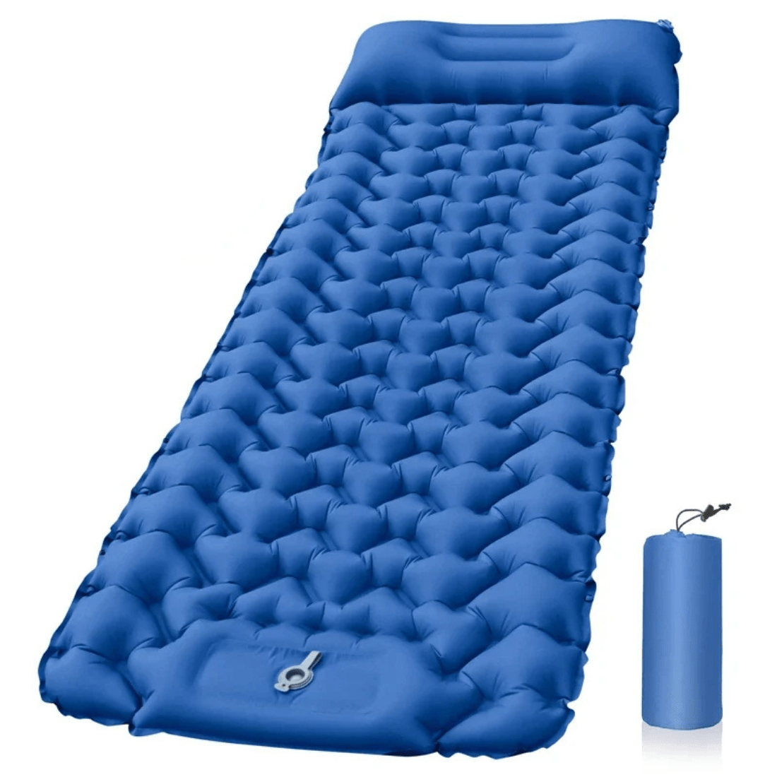 Thermabuild | Inflatable Camping Mattress with Foot Pump & Built-In Pillow
