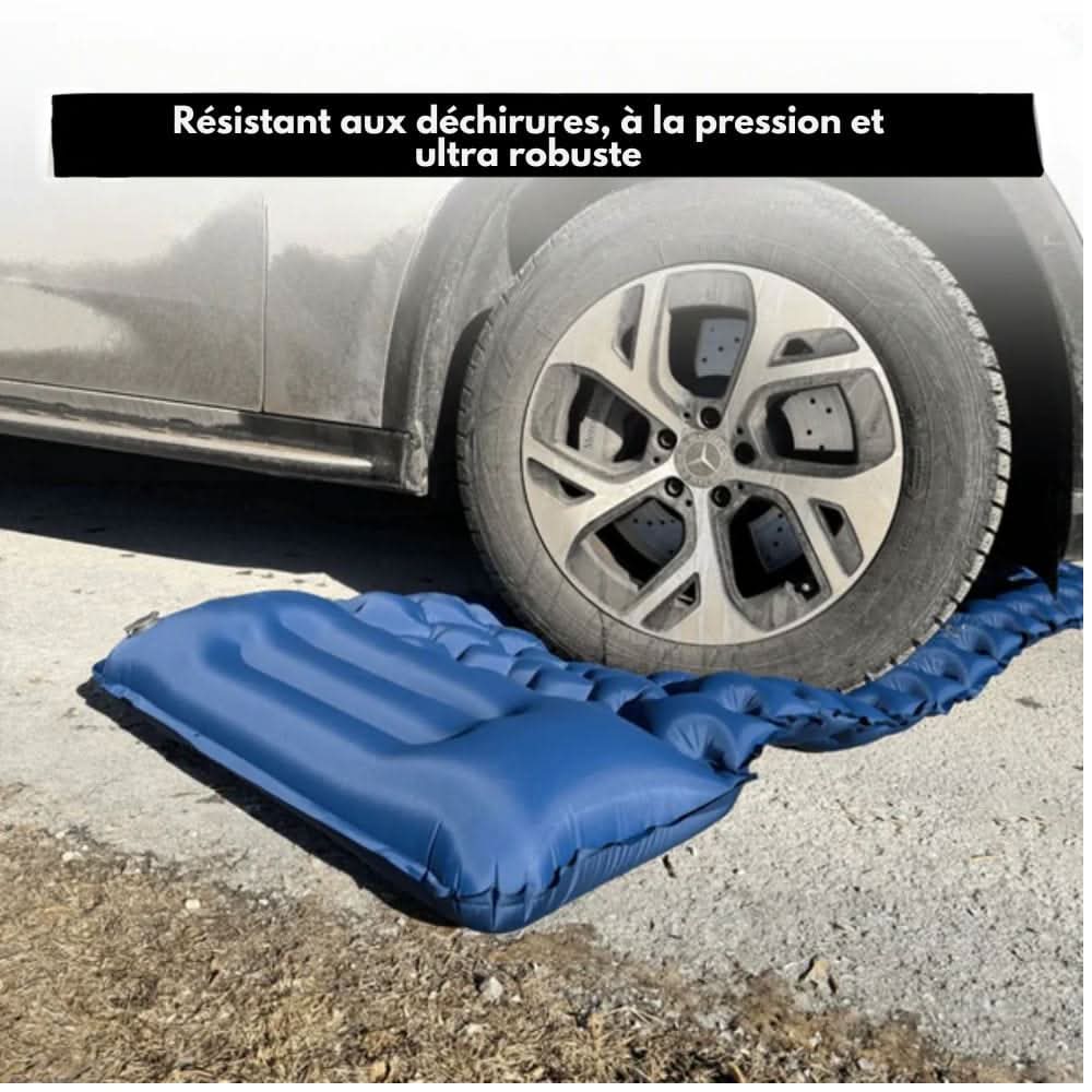 Thermabuild | Inflatable Camping Mattress with Foot Pump & Built-In Pillow