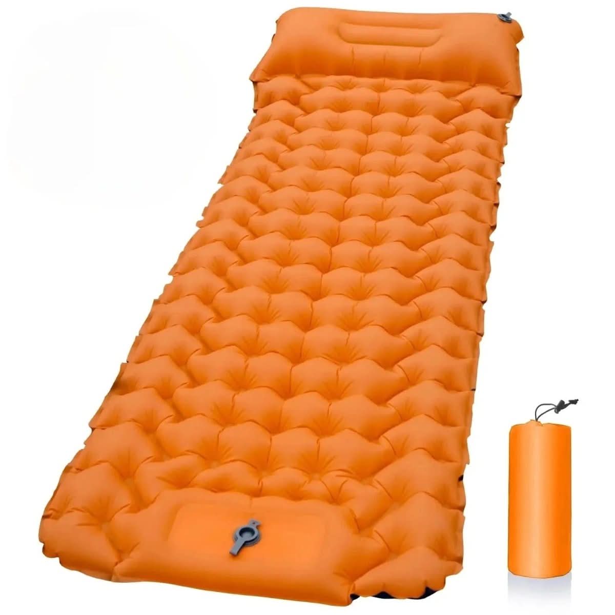 Thermabuild | Inflatable Camping Mattress with Foot Pump & Built-In Pillow