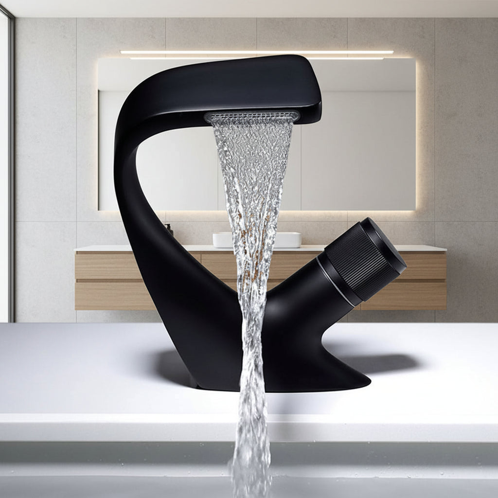 Thermabuild | Luxury Waterfall Basin Mixer for Modern Bathrooms