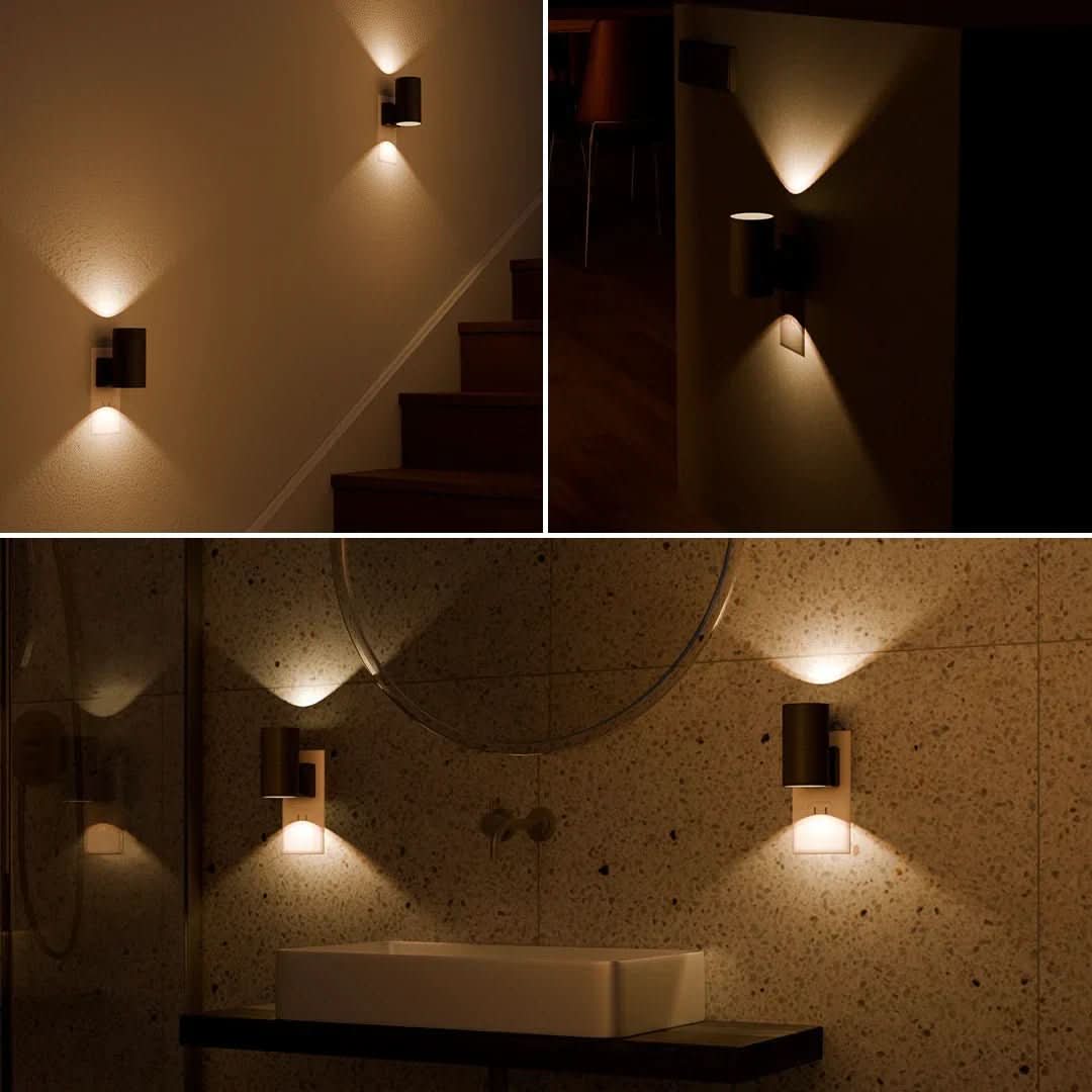 Thermabuild | Aurora LED Night Lamp – Intelligent Dimmable Light for Restful Nights