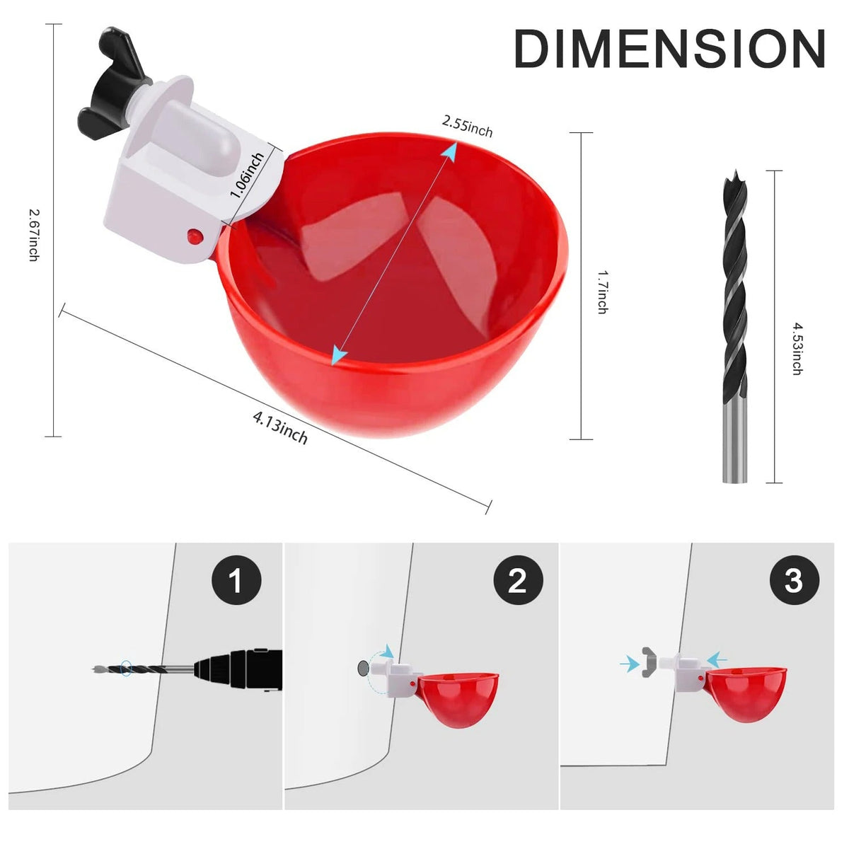Thermabuild | 10 Pcs Chicken Waterer