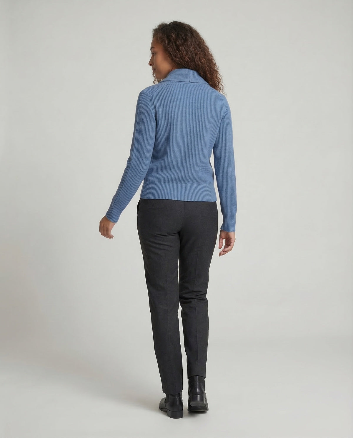 Thermabuild | Women's Lapel Collar Knit Cardigan