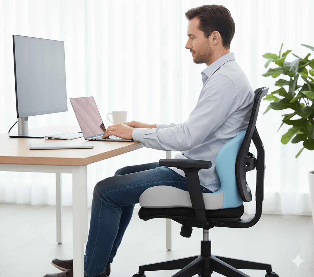 Thermabuild | Ergonomic Memory Foam Seat Cushion for Everyday Comfort