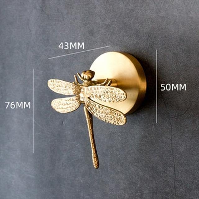 Thermabuild | Decorative Brass Animal Coat Rack with Gold Finish