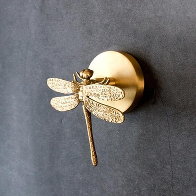 Thermabuild | Decorative Brass Animal Coat Rack with Gold Finish