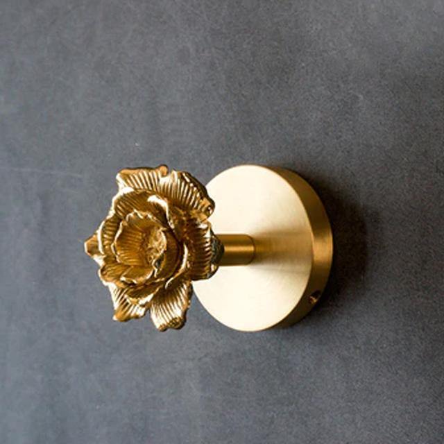 Thermabuild | Decorative Brass Animal Coat Rack with Gold Finish