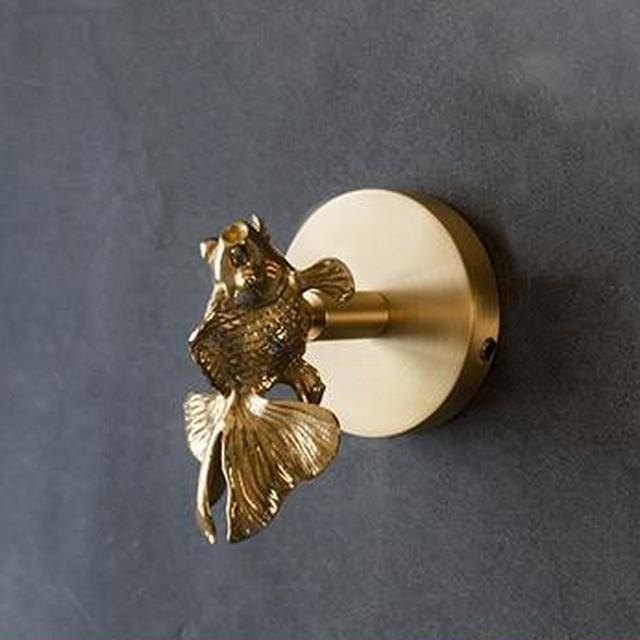 Thermabuild | Decorative Brass Animal Coat Rack with Gold Finish