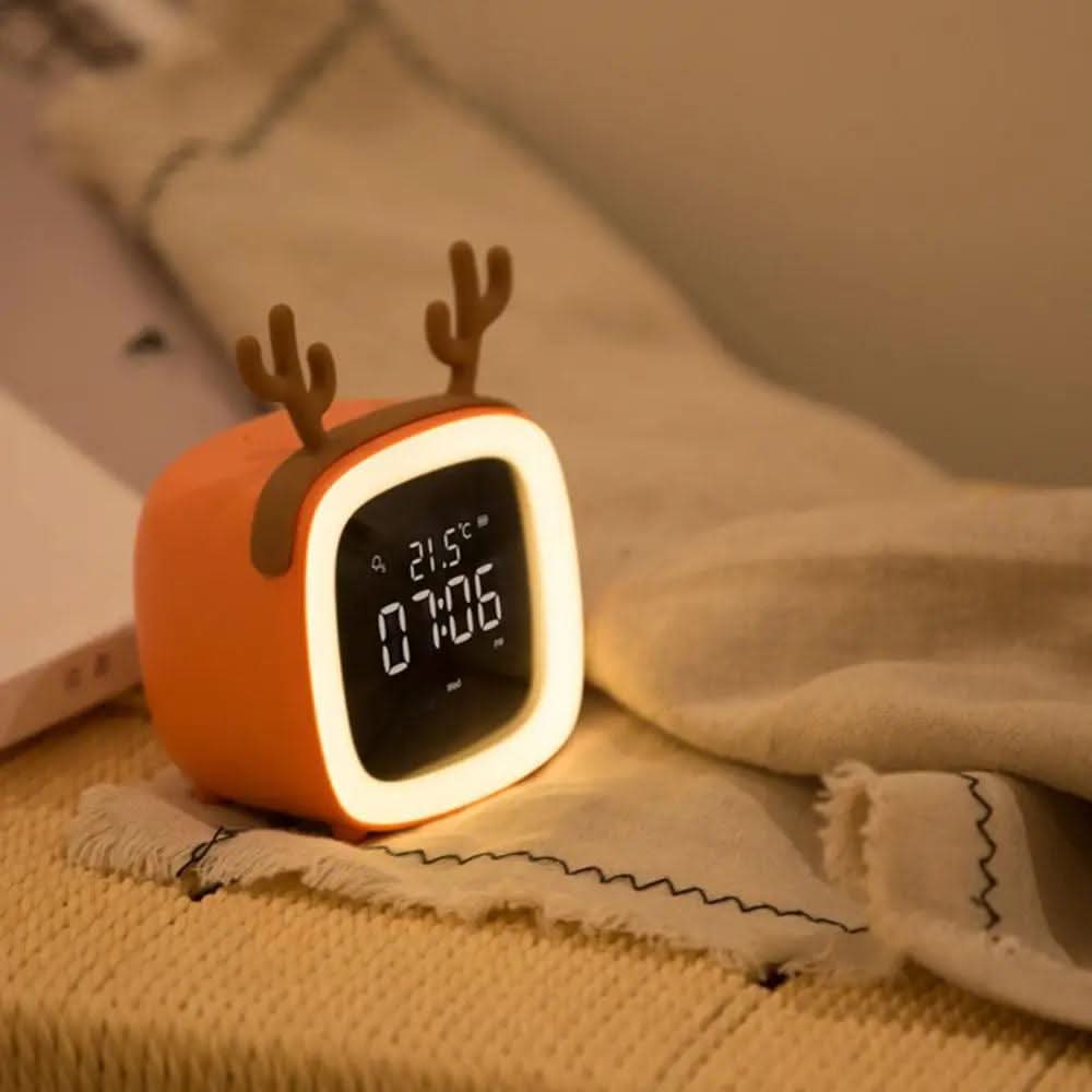 Thermabuild | LED Alarm Clock – Night Light with Digital Display & Timer