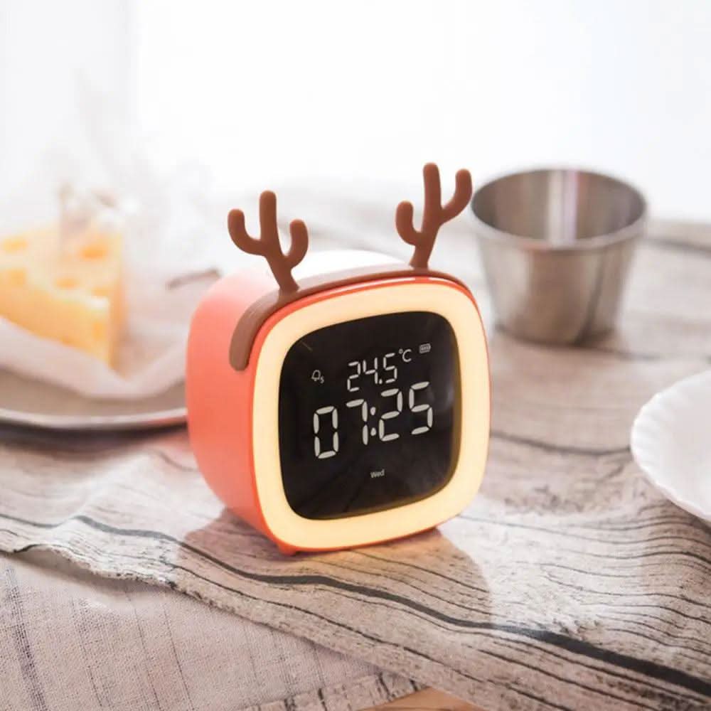 Thermabuild | LED Alarm Clock – Night Light with Digital Display & Timer
