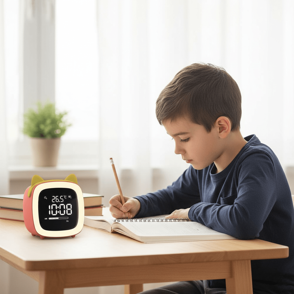 Thermabuild | LED Alarm Clock – Night Light with Digital Display & Timer