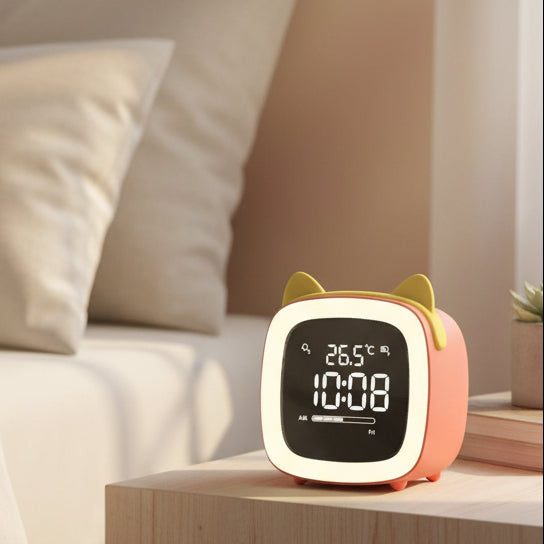 Thermabuild | LED Alarm Clock – Night Light with Digital Display & Timer