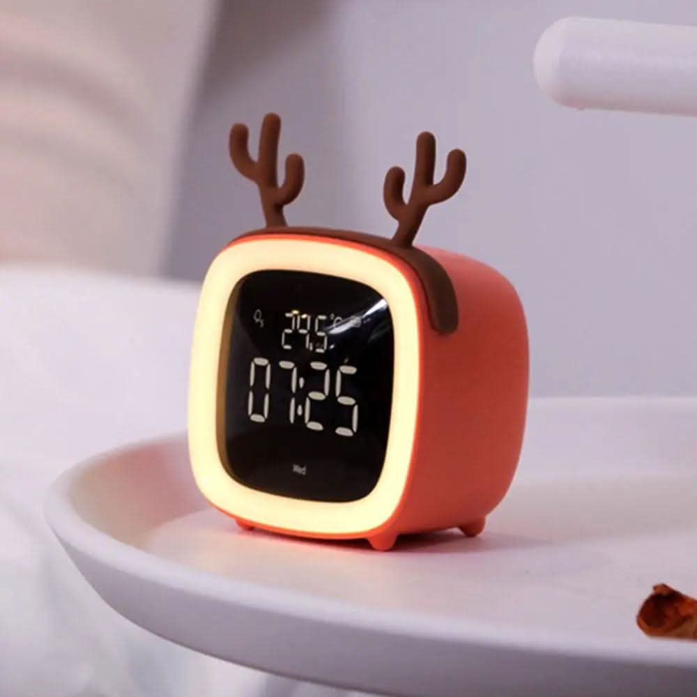 Thermabuild | LED Alarm Clock – Night Light with Digital Display & Timer
