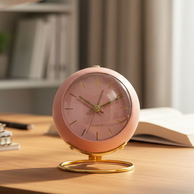 Thermabuild | Retro Analog Alarm Clock with Silent Movement
