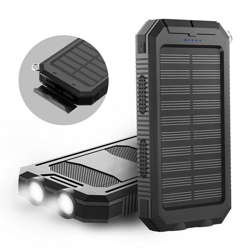 Thermabuild | 500000 MAH Solar Charger, Waterproof Power Bank, External