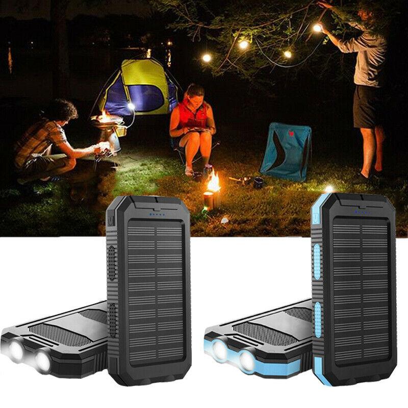 Thermabuild | 500000 MAH Solar Charger, Waterproof Power Bank, External