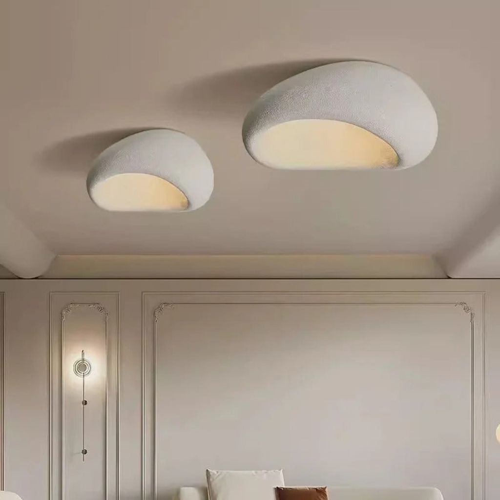 Thermabuild | Minimalist Resin Ceiling Light for Serene Spaces