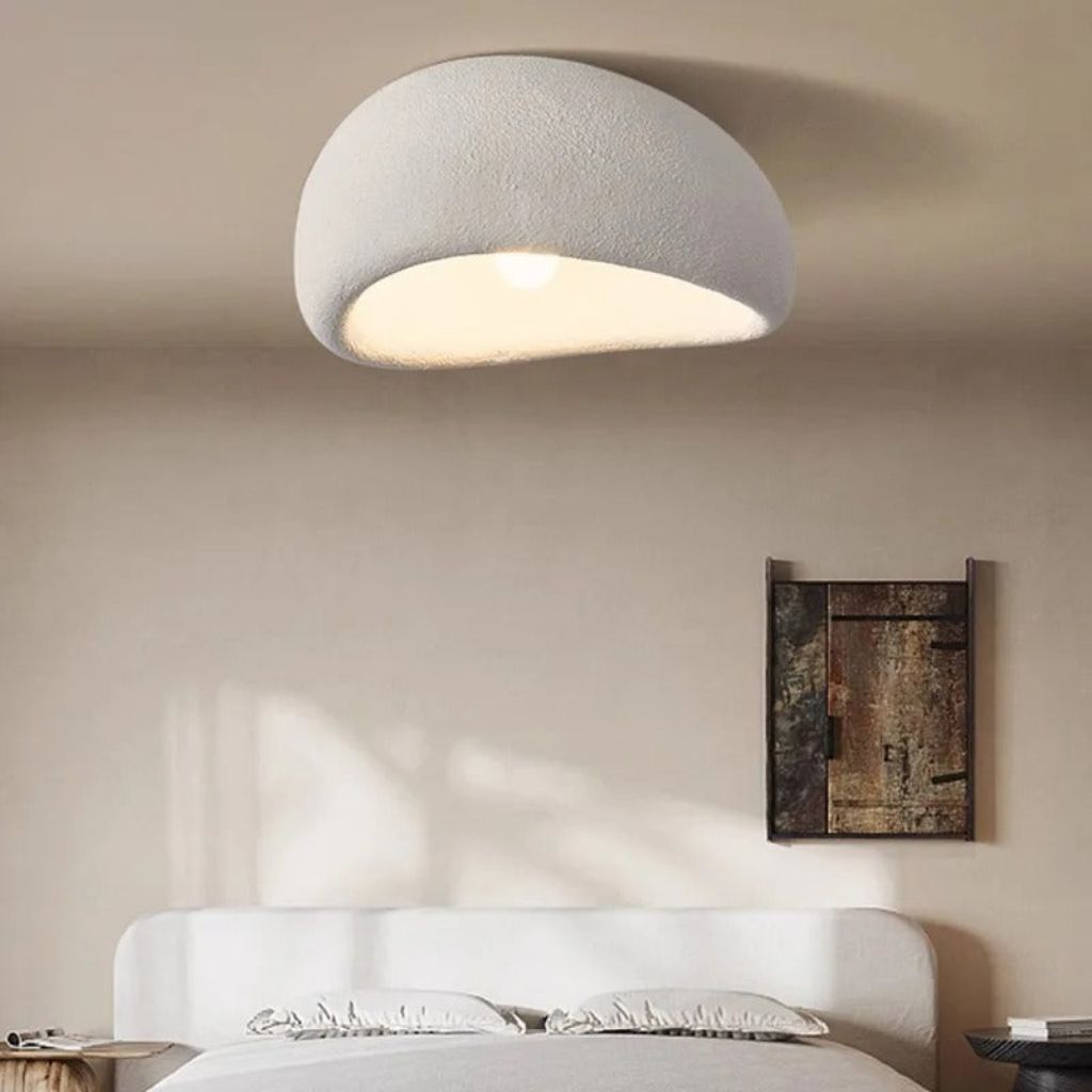 Thermabuild | Minimalist Resin Ceiling Light for Serene Spaces