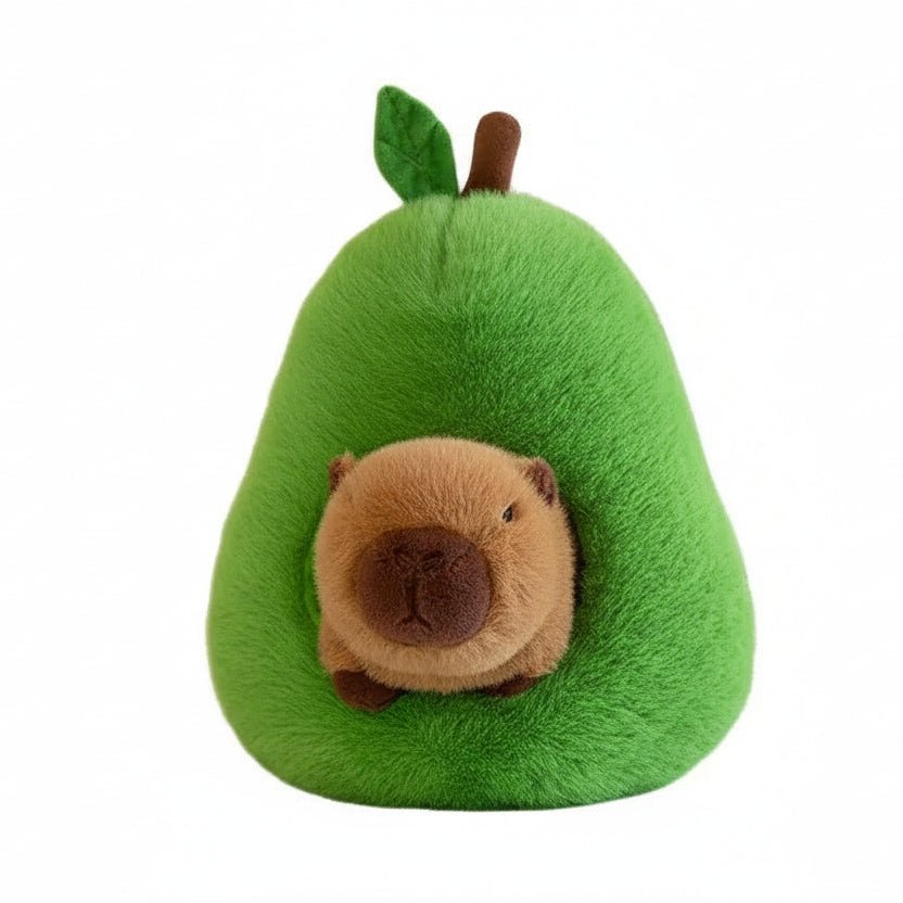 Thermabuild | 2-in-1 Plush Toy Baby Avocado Capybara Stuffed Animals for Kids