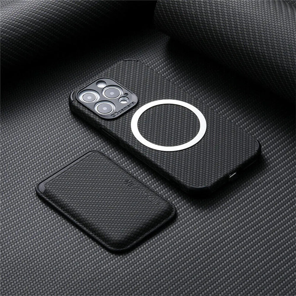 Thermabuild | Compatible Carbon Fiber Case for iPhone 14 Pro & 13