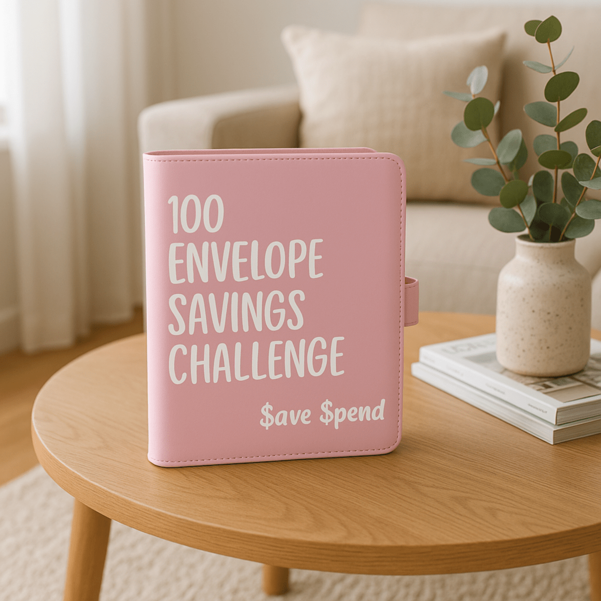 Thermabuild | 100 Envelope Challenge Budget Binder for Family Savings
