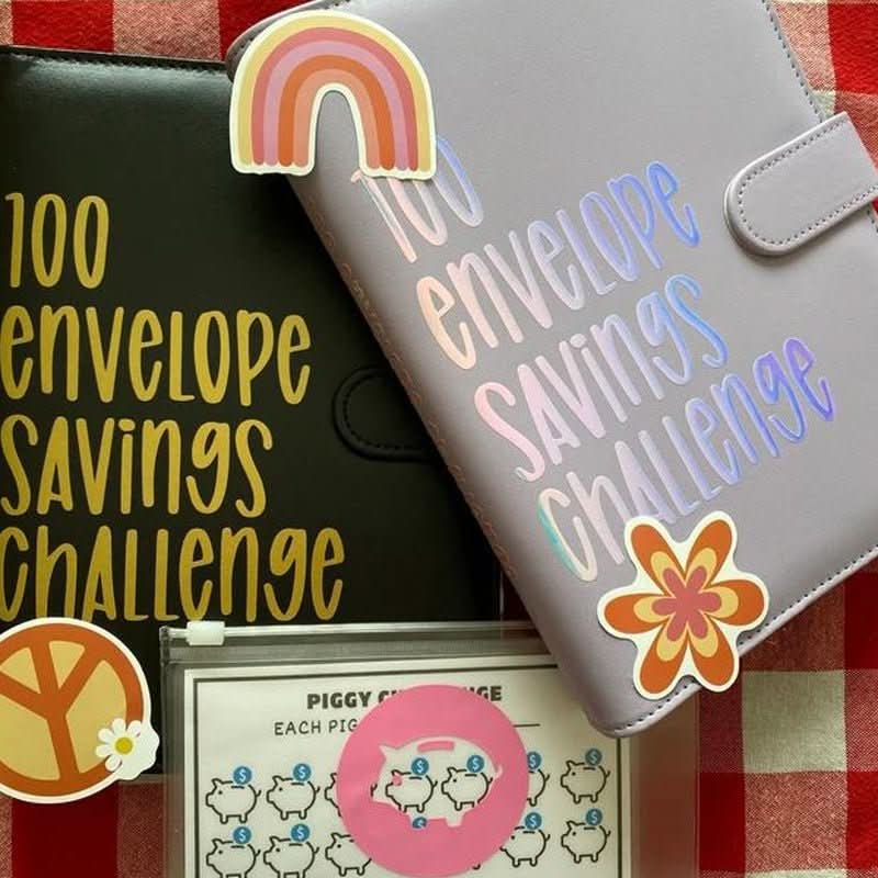 Thermabuild | 100 Envelope Challenge Budget Binder for Family Savings