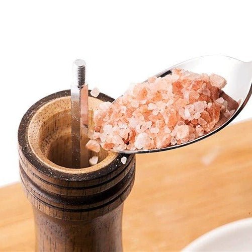 Thermabuild | Elegant Wooden Pepper and Salt Grinder with Adjustable Coarseness