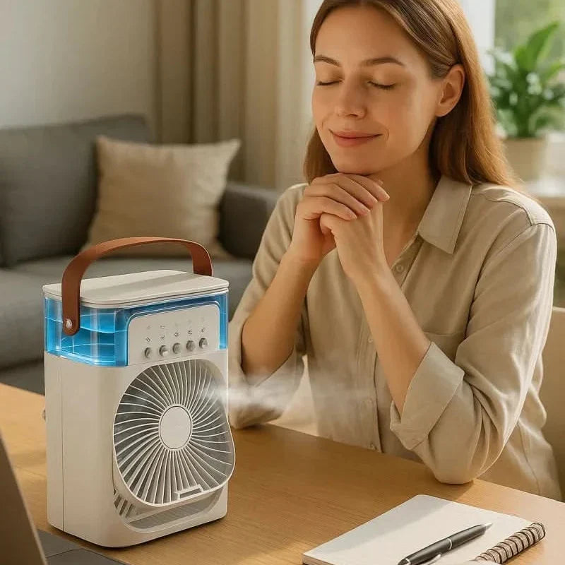 Thermabuild | Compact – Desktop Evaporative Mini Cooler for Personal Spot Relief