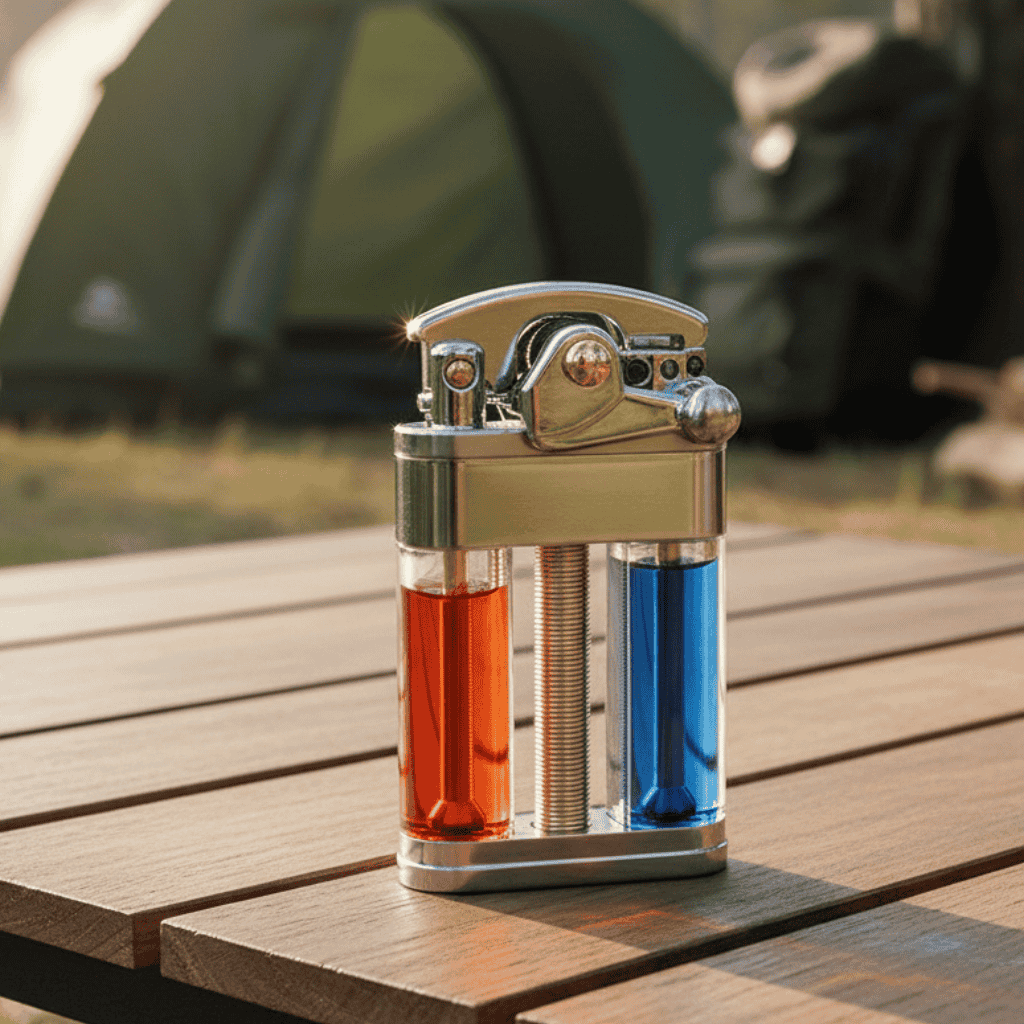 Thermabuild | Multi-Fuel Kerosene Lighter Transparent Design for Outdoor Adventures