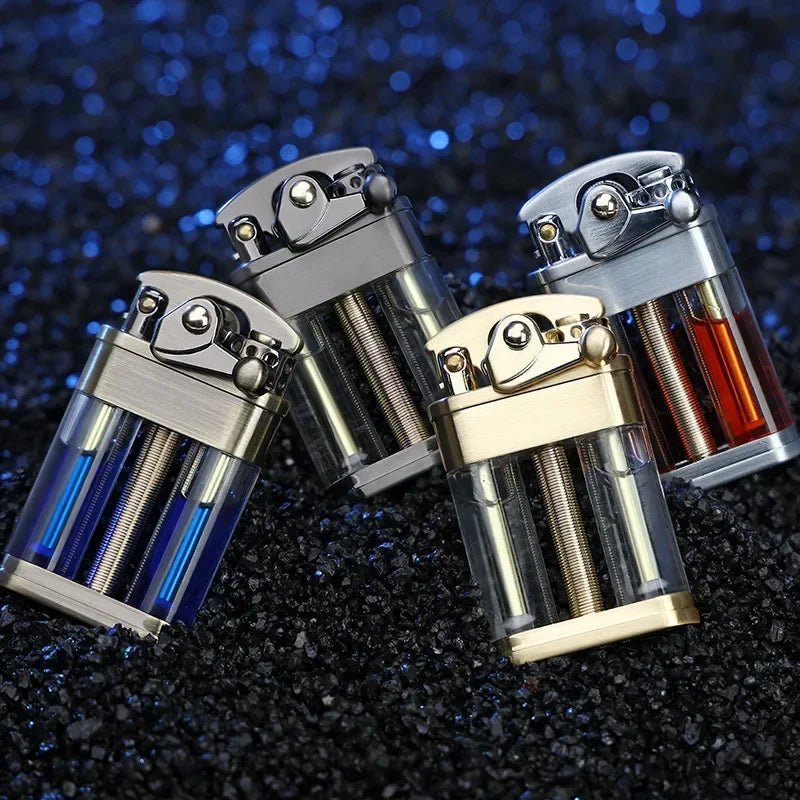 Thermabuild | Multi-Fuel Kerosene Lighter Transparent Design for Outdoor Adventures