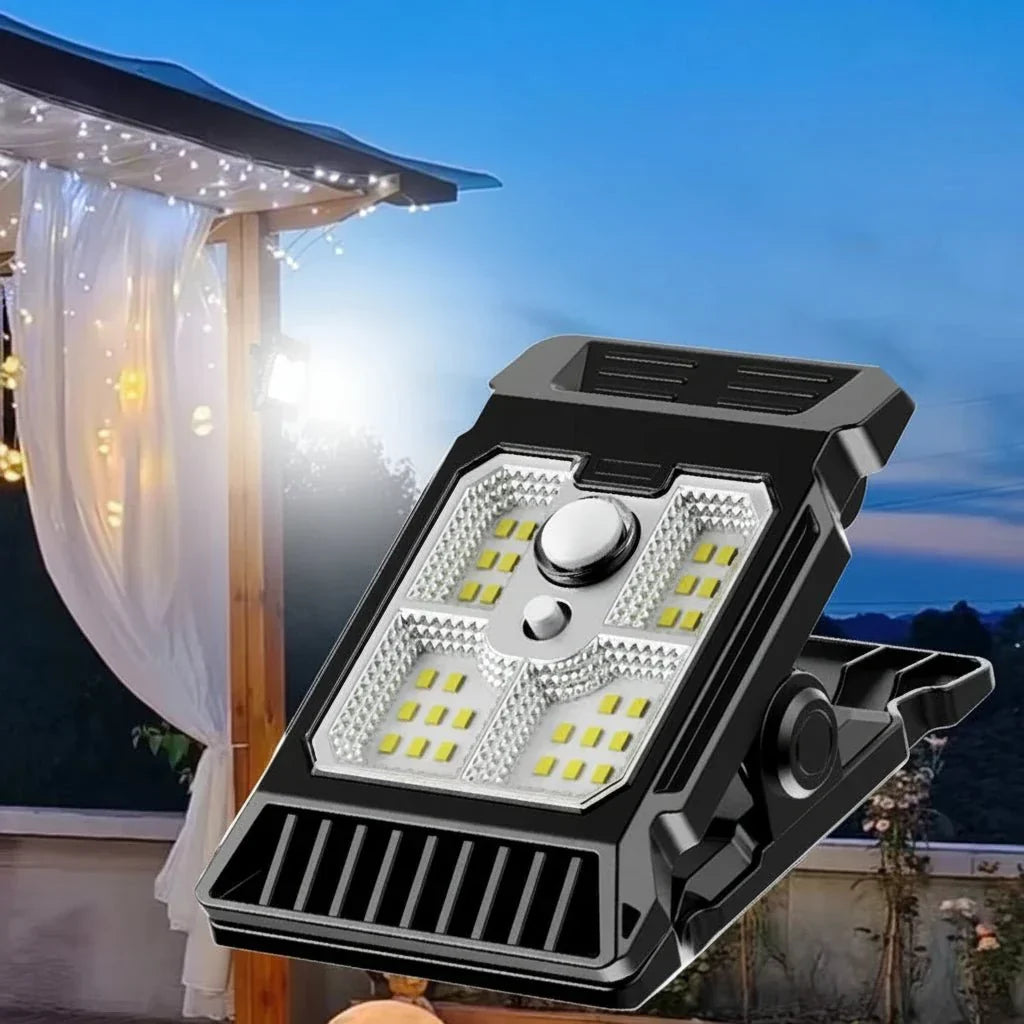 Thermabuild | Smart Solar Clip Light for Outdoor Use