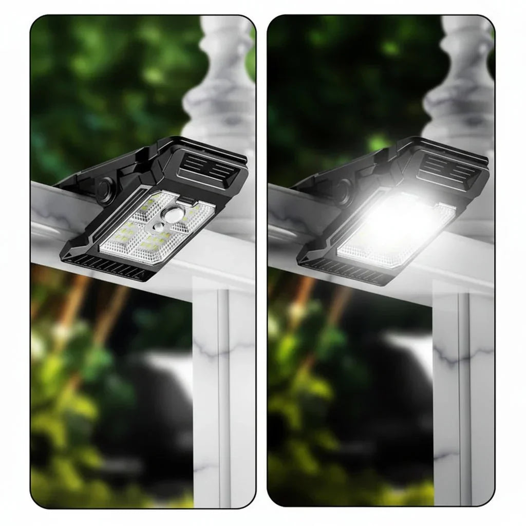 Thermabuild | Smart Solar Clip Light for Outdoor Use