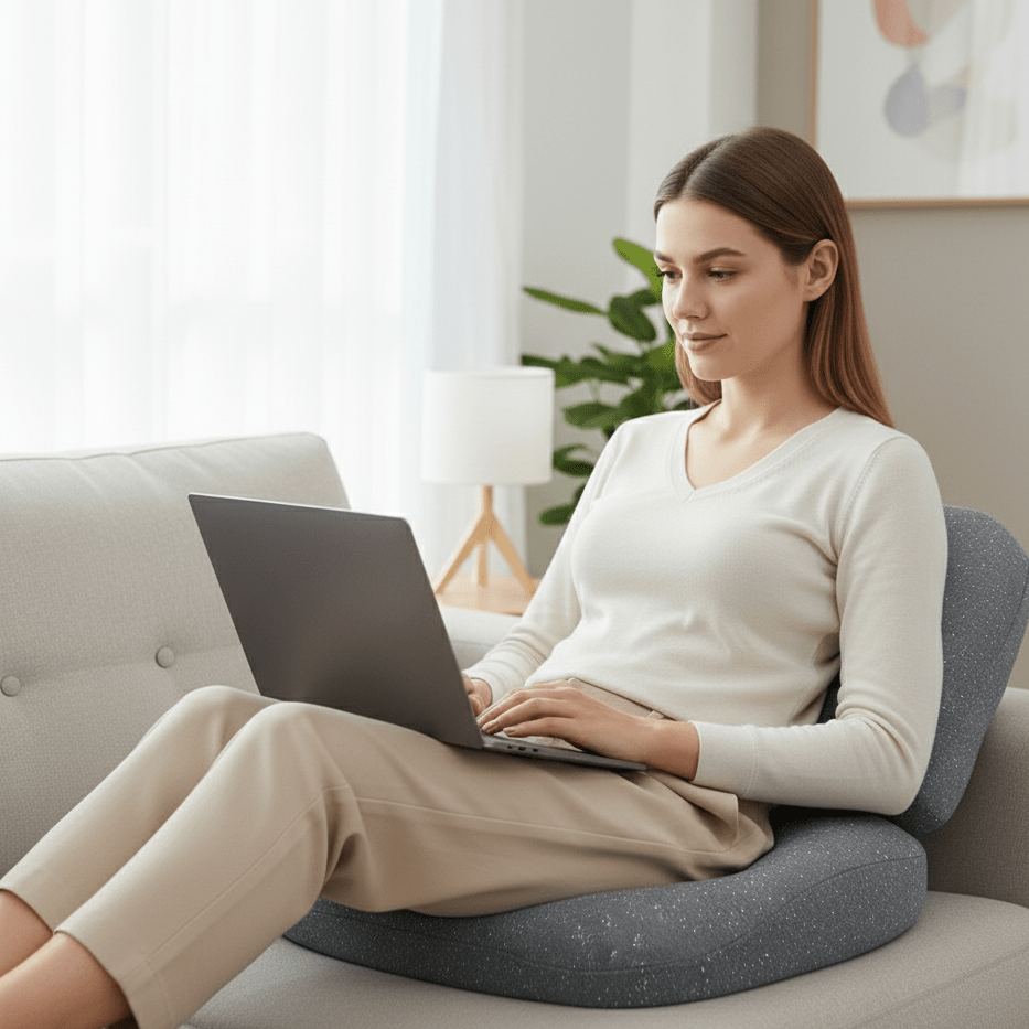 Thermabuild | Orthopedic Seat Cushion for Back, Coccyx & Hip Support