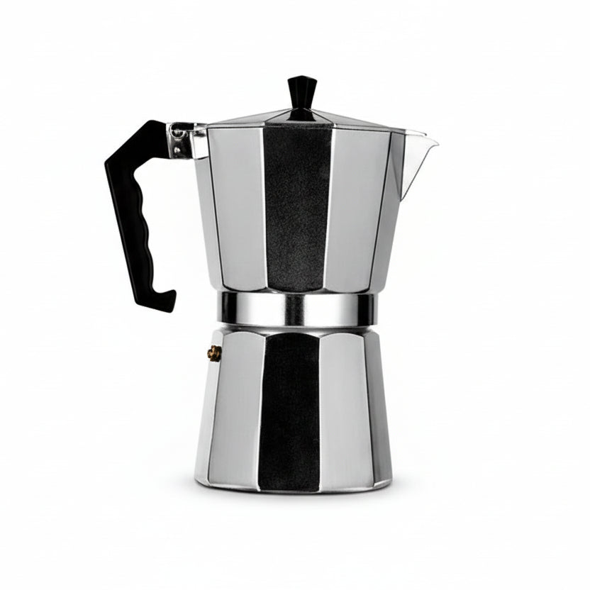 Thermabuild | Traditional Italian Aluminum Espresso Maker for Full-Bodied Coffee