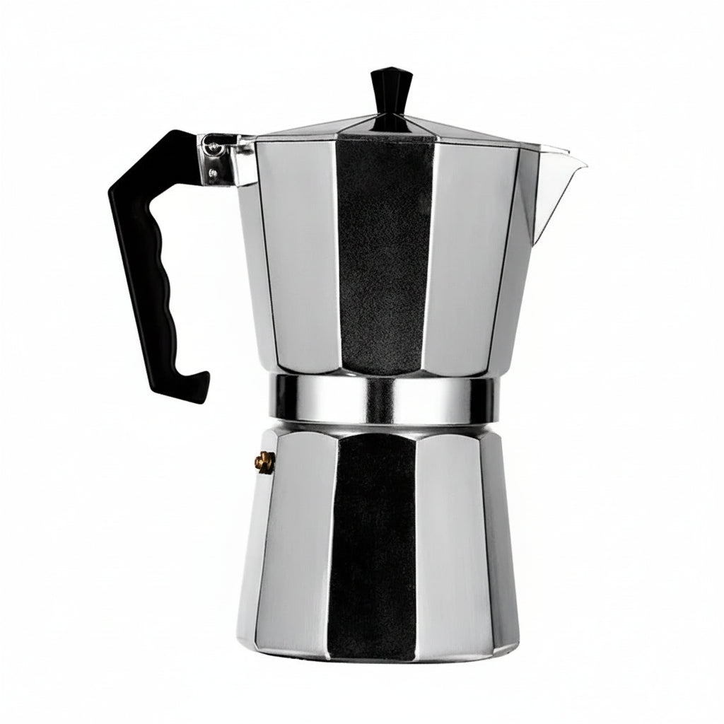 Thermabuild | Traditional Italian Aluminum Espresso Maker for Full-Bodied Coffee