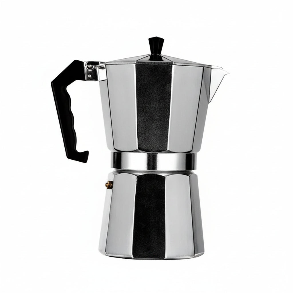 Thermabuild | Traditional Italian Aluminum Espresso Maker for Full-Bodied Coffee