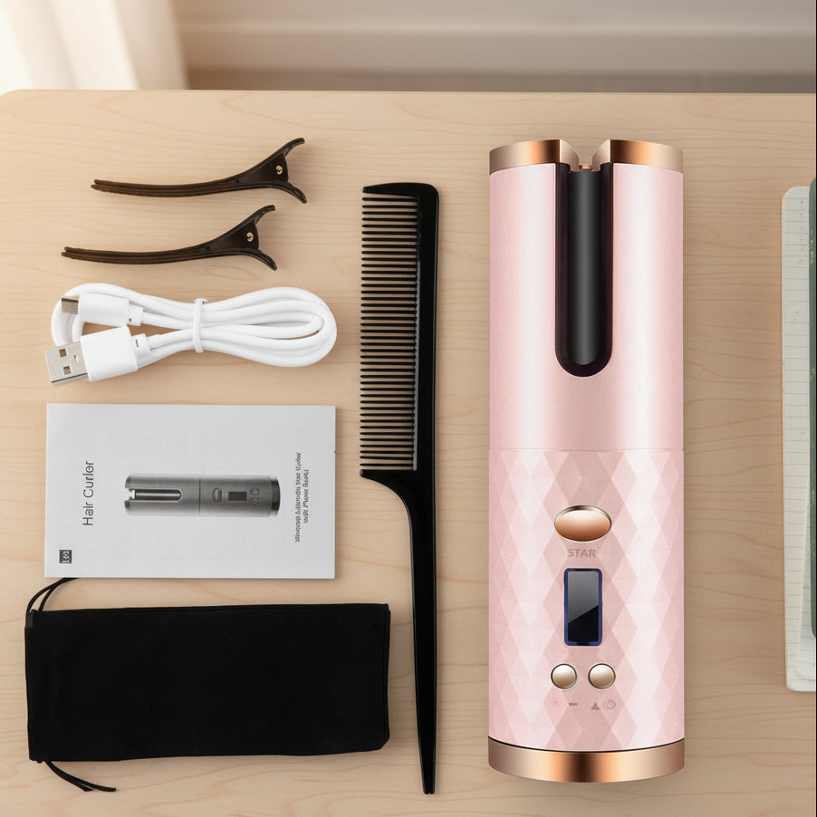 Thermabuild | Wireless Automatic Curling Iron for Effortless Curls Anywhere