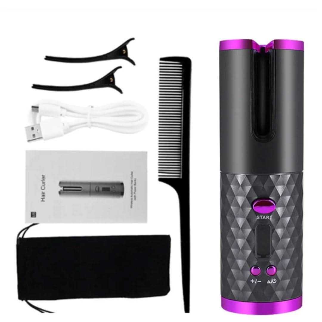 Thermabuild | Wireless Automatic Curling Iron for Effortless Curls Anywhere