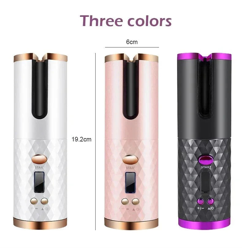 Thermabuild | Wireless Automatic Curling Iron for Effortless Curls Anywhere